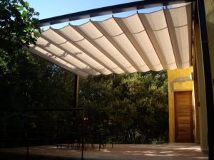 Toldos con tejido screen