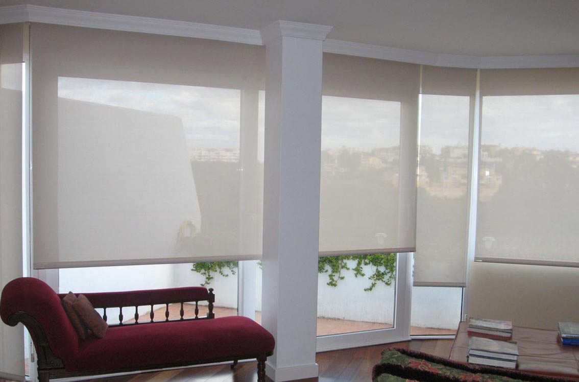 Cortinas Enrollables en Fibras, Screen y Blackout