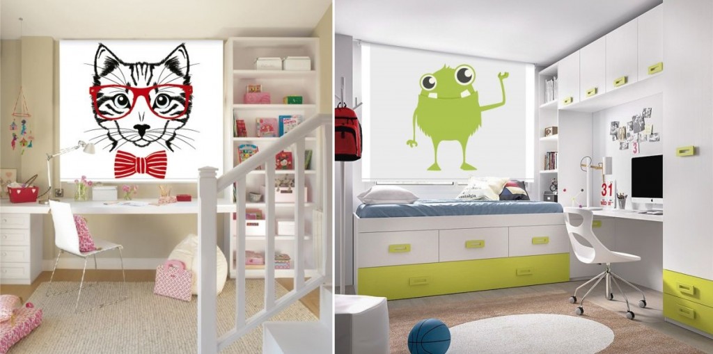 Diseño y cortinas para dormitorio juvenil - ScreenVogue Screens