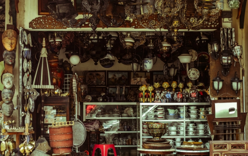 Antigüedades. Decoración y diseño