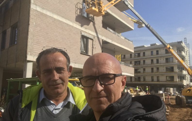 Las reuniones Tecnicas,sobre el terreno siempre son la mejor manera de asesorar a nuestros clientes